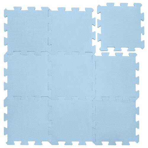 Zopa puzzle podloga od pjene 30 &times; 30 cm (9 kom) Floral Blue Cijene