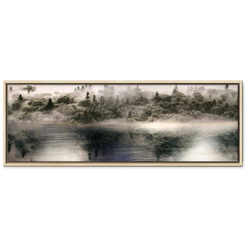  Slika - God's Presence (1 Part) Narrow 120x40 U prirodnom drvenom okviru Cene
