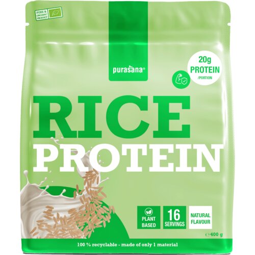 Purasana Vegan Protein Rice Bio - Natur Slike