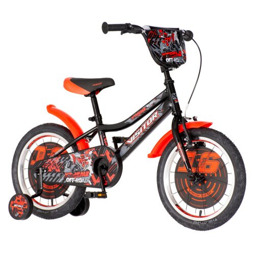 Visitor DECIJI BICIKL 16inch 1160067 XTR160 XTREME CRNI SIV Cene