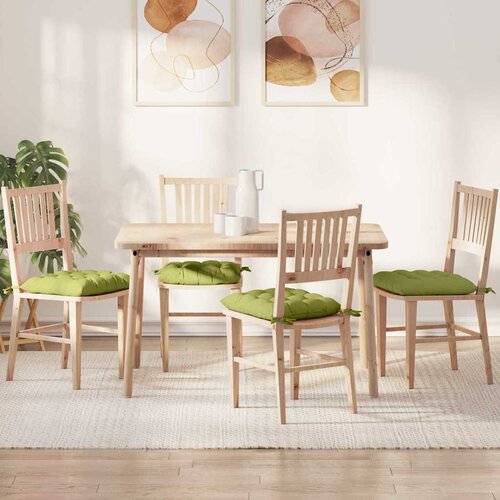  Jastučići za sjedenje 4 pcs Svijetlo zelena 40 x 40 x 6 cm Cene