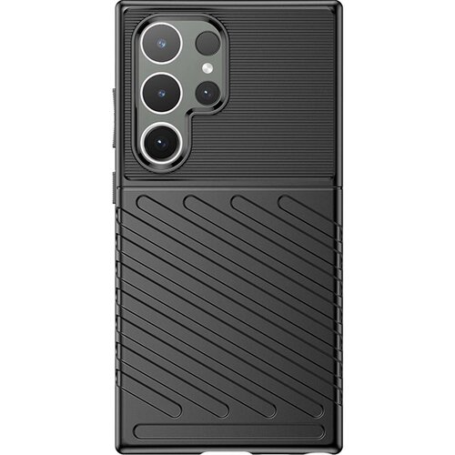 HURTEL THUNDER CASE ARMOR OVITEK ZA TELEFON SAMSUNG GALAXY S24 ULTRA ČRNA, (21972692) Cene