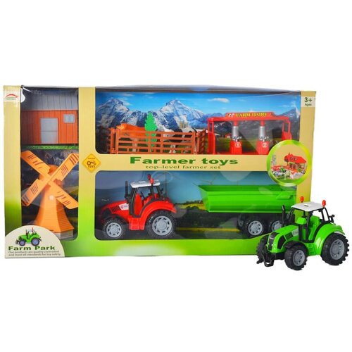 Magaza 28-Traktor frikcioni sa prikolicom, farmom i vetrenjačom 33 cm FA17 Cene