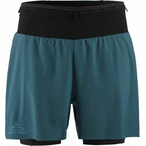 Craft PRO TRAIL 2IN1 SHORTS M Muške kratke hlače za trčanje, zelena, veličina