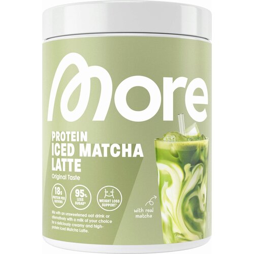 More Nutrition Protein Iced Matcha Latte - 300 g Slike