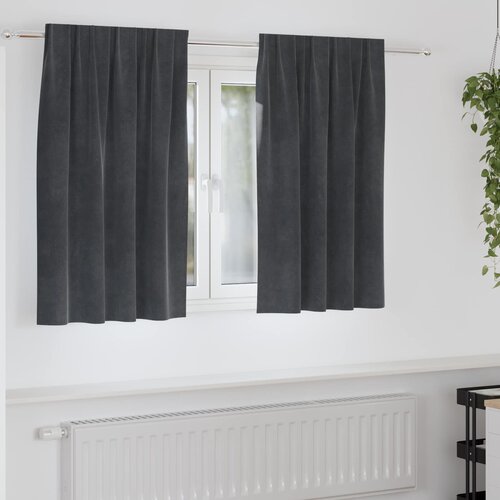  Zavjese za zamračivanje 2 pcs Svijetlo siva 140 x 140 cm Bar&amp;scaron;un Slike