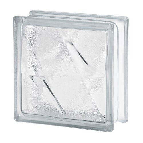 SEVES GLASS BLOCK Prizma staklena 19x19cm CLEAR STELLA 1919/8 SGB Slike
