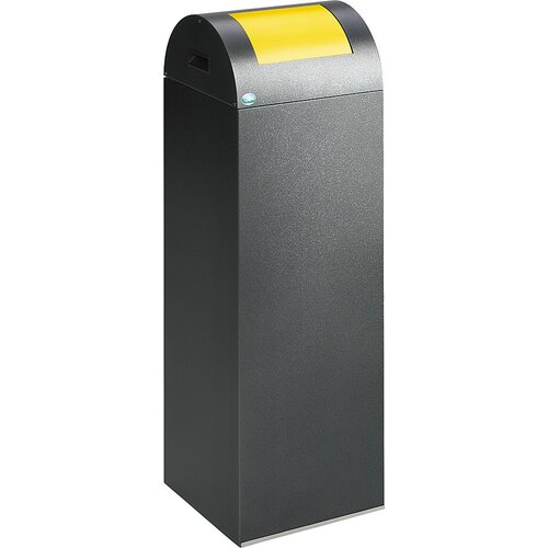 VAR Samogasilni zbiralnik surovin, prostornina 89 l, ŠxVxG 320 x 1045 x 320 mm, antično srebrne barve, rumena loputa Cene