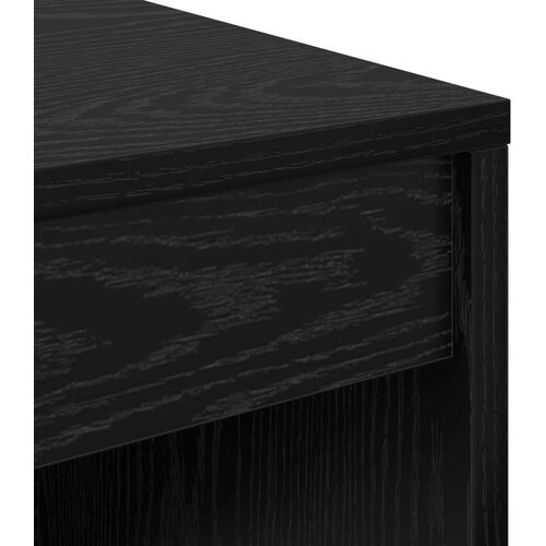 vidaXL Pisalna Miza Črn hrast Inženirski les 90 x 40 x 76 cm Cene