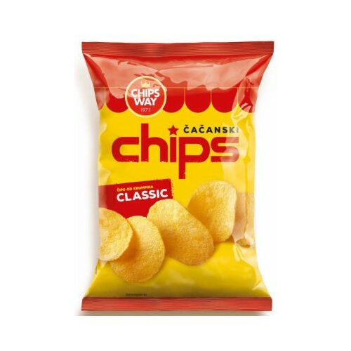 Chips Way čačanski čips classic 150g kesa Slike