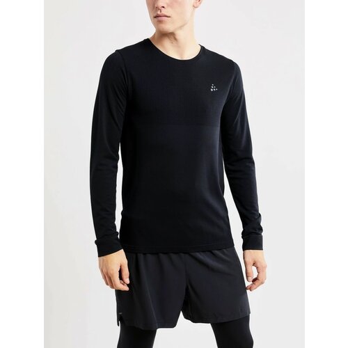 Craft Men&amp;#039;s T-shirt Fuseknit Light LS black M Slike