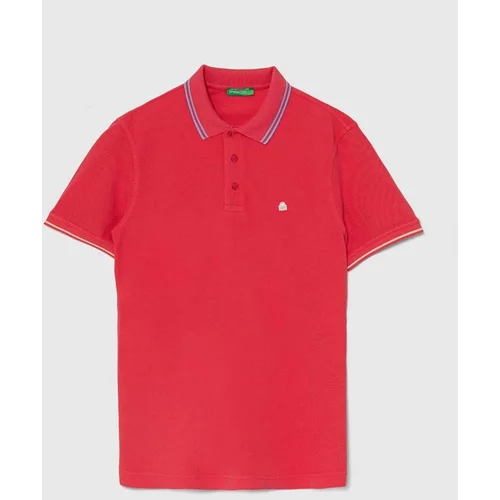 United Colors Of Benetton Pamučna polo majica boja: ružičasta, s uzorkom