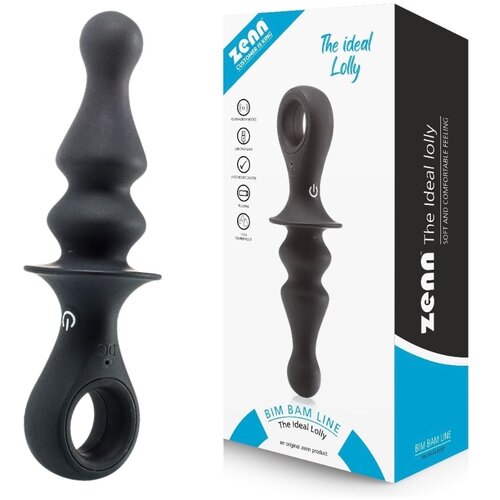Zenn Analni Vibrator The Ideal Lolly Black Cene