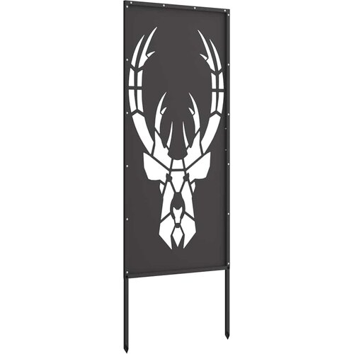  Privatnost u vrtu Crna 50 x 140 cm Hladno valjana čelična Slike