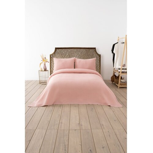 Mijolnir Rožnato pregrinjalo 200x220 cm Waffle &amp;ndash; Slike