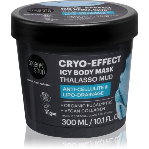 Organic Shop Thalasso Cryo-Effect Ice Body Mask maska za tijelo protiv celulita sa učinkom hlađenja 300 ml Slike