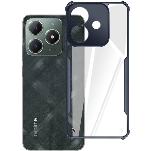 AVIZAR Ovitek za Realme C61 Silikonski udarno odporen blok za kamero, Modra noč, (5000015059) Cene