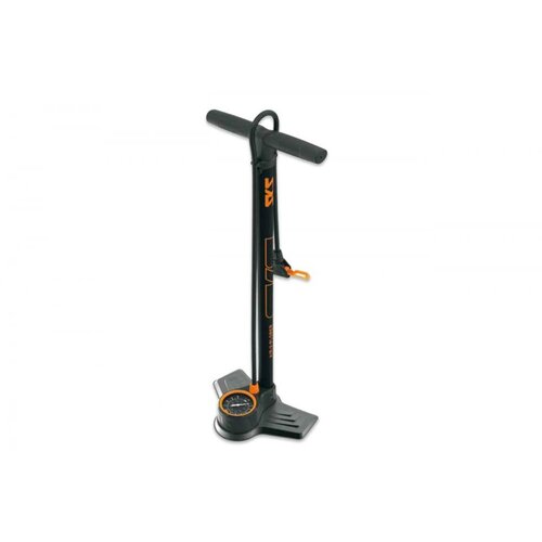 PUMPA PODNA SA MANOMETROM SKS AIR-X-PLORER 10.0, ZA SVE VENTILE, 10 BARA, CRNO-NARANČASTA Cijene