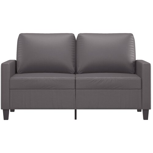  Dvosjed od tkanine siva 120 cm od umjetne kože Slike