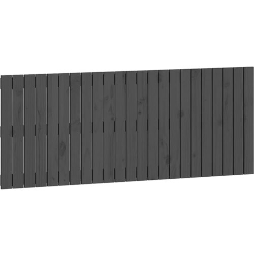 Maison Chic stensko posteljno vzglavje - vzglavna omarica - nočna omarica sivo 147x3x60 cm trdna borovina, (21706629) Cene
