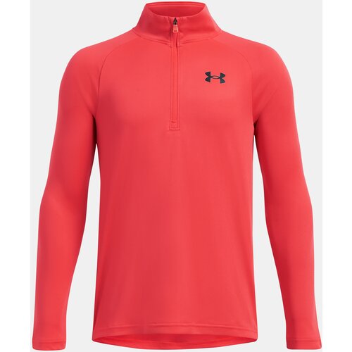 Under Armour Boys&amp;#039; T-shirt UA Tech 2.0 1/2 Zip-RED - Boys Slike