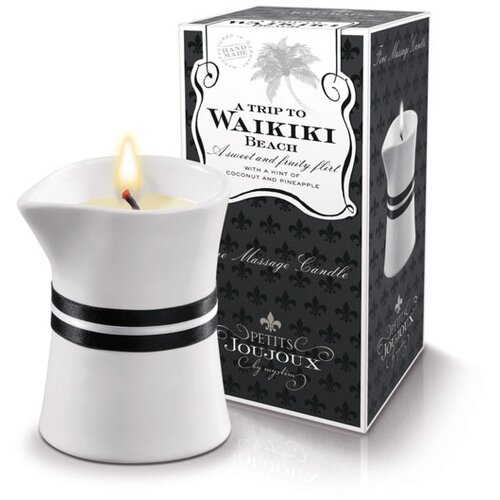 Petits JouJoux Massage Candle A trip to Waikiki 120g Cene