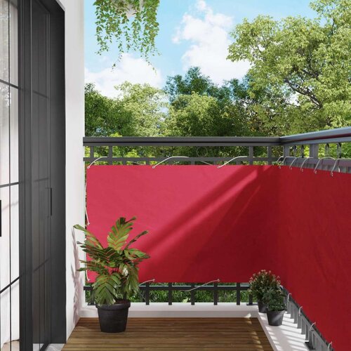  Balcony ekran Tamno crvena 100 x 400 cm Oxford tkanina - Tamno crvena 100 x 400 cm Cijene
