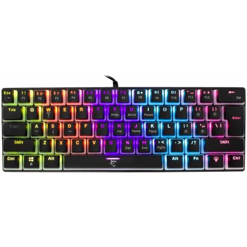 White Shark tipkovnica USB črno/modra mehanska stikala US GK-2202 ASHIKO-B, (21382447) Slike