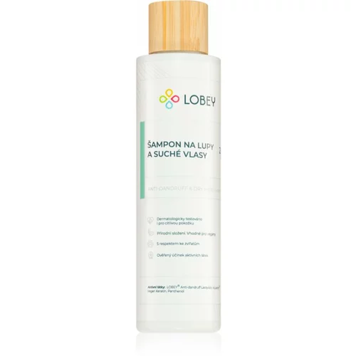 Lobey Hair Care šampon proti prhljaju za suhe lase 200 ml