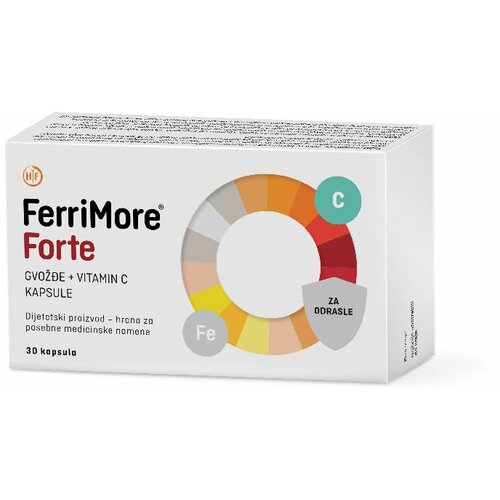 Hemofarm FerriMore® forte 30/60mg 30 kaps. (fe+c) 509047 Cene
