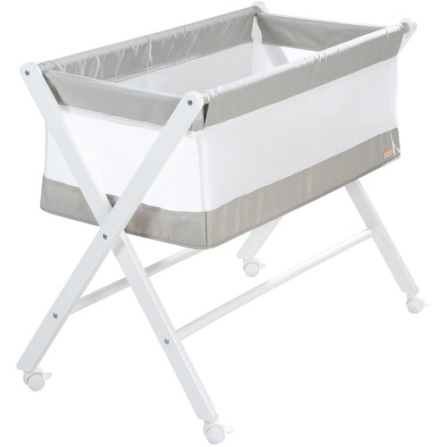 Roba Bela zložljiva zibelka na koleščkih 90x45 cm – Cene