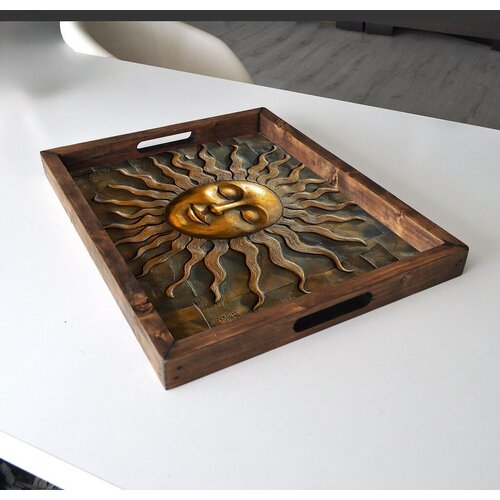 Aberto Design Poslužavnik REF025 48 x 38 x 4 cm, Šareni Cene