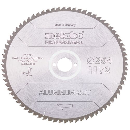 Metabo MET 628447000 list testere za cirkular za aluminijum, 254mm, 72 zuba Cene