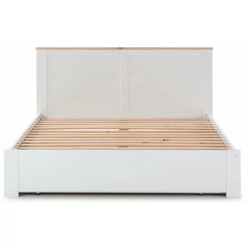 Marckeric bela zakonska postelja s prostorom za shranjevanje Gabi, 160 x 200 cm