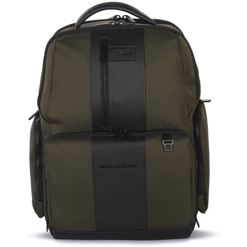 Piquadro Nahrbtniki VE2 ZAINO FAST CHECK Zelena Slike