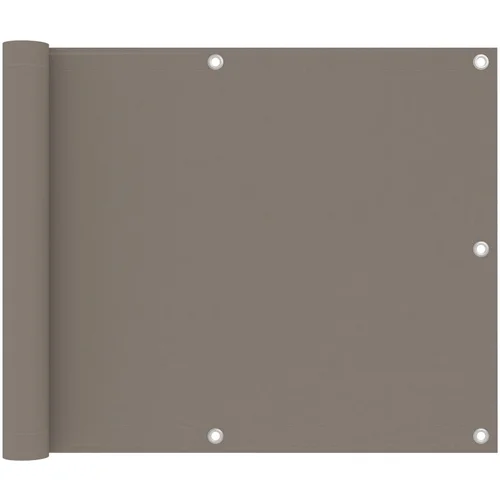 vidaXL Balkonsko platno taupe 75x300 cm oksford blago