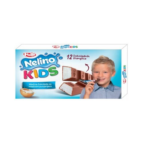 Nelly nelino kids mleko punjena čokolada 150g Slike