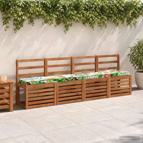  Jastučići za klupe - 2 dijela VUGHT 2 pcs 100% poliester &Scaron;areni - Vi&scaron;ebojna (poliester) 100 x 30 cm 2 Cijene