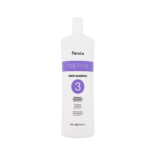 Fanola Fiber Fix Fiber Shampoo 3 &amp;scaron;ampon za obojenu i posvijetljenu kosu 1000 ml za žene Slike
