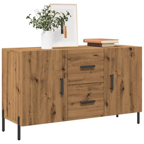 vidaXL Komoda artisan hrast 100x36x60 cm inženirski les Cene