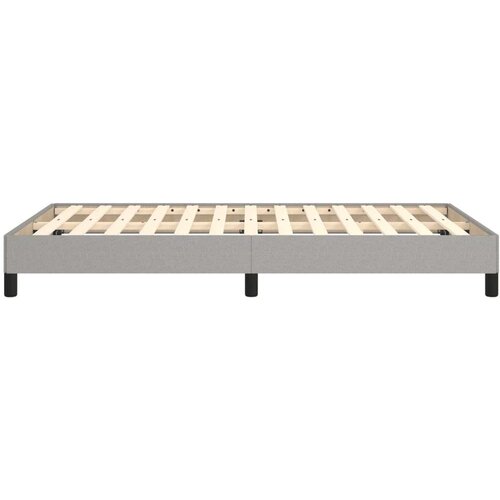 VidaXL Okvir kreveta svjetlosivi 120 x 190 cm od tkanine Slike