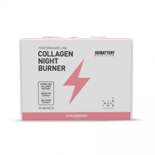 Battery Collagen Night Burner, 10 vrećica, Jagoda Cijene