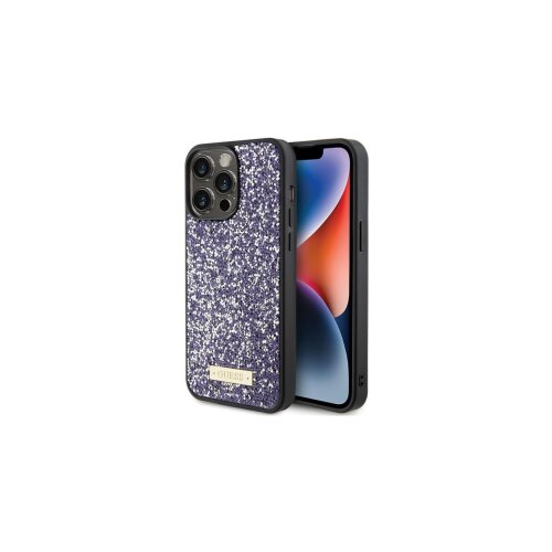  ORIGINALNA FUTROLA GUESS RHINESTONE METAL LOGO HARDCASE GUHCP15LPFGSBSP ZA IPHONE 15 PRO LJUBIČASTA Cijene