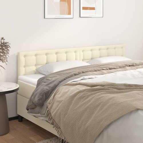  Uzglavlja krem 160x5x78/88 cm od umjetne kože Cijene