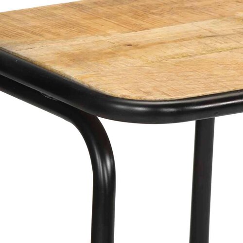 vidaXL barski stolci 4 kom 46x35,5x80 cm masivnog grubog drva manga Cene