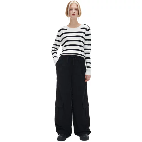 Cropp ženske hlače sa širokim nogavicama - Crna  2986W-99X