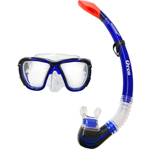  Set maska i disalica za ronjenje Orca Senior - Plava Slike