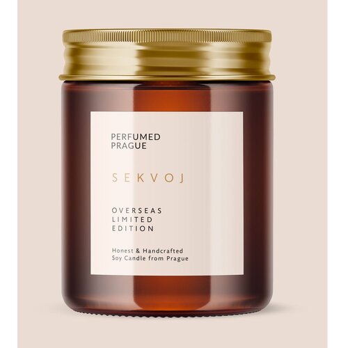 Perfumed Prague Dišeča sojina sveča čas gorenja 40 h Sekvoj - Perfumed Prague Cene