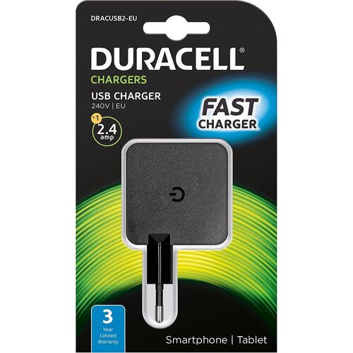 Duracell Punjač - Uni 1xUSB - 2.4A - Black Cene