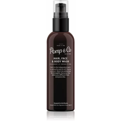 Pomp & Co Hair and Body Wash gel za prhanje in šampon 2v1 100 ml